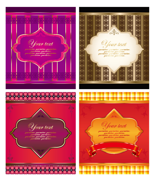 decorative background templates elegant colored classical decor