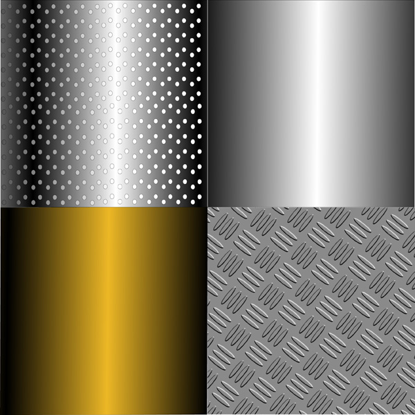 decorative background templates shiny golden grey metallic design