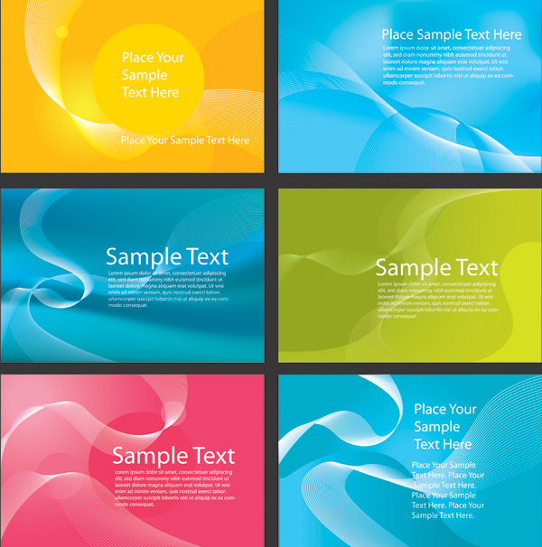 presentation templates modern colored design 3d lines motion