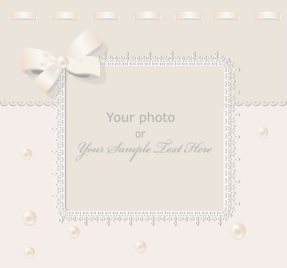 decorative background ribbon seamless border ornament