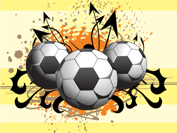 soccer background 3d grunge decor