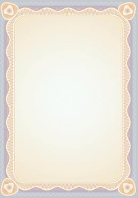 document border template classical seamless design