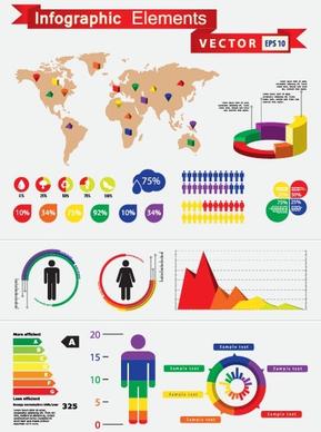 graphic data report 04 vector