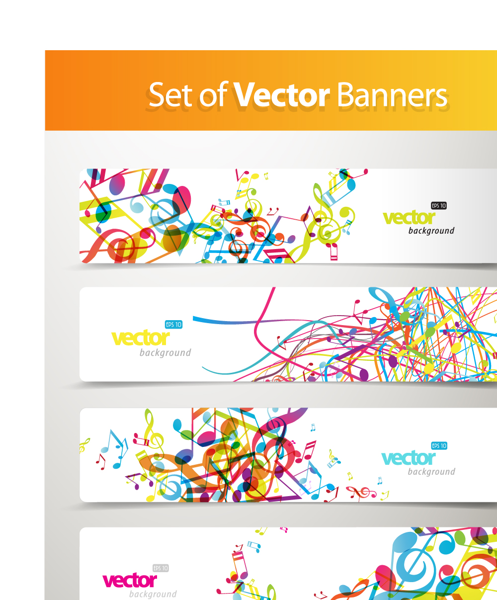 banner03dynamic pattern vector