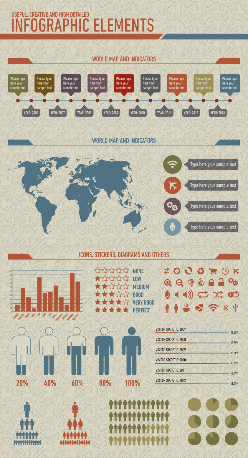 business data table 02 vector