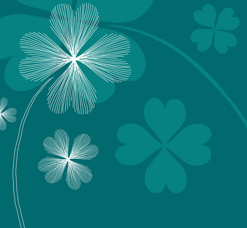 clover background vector