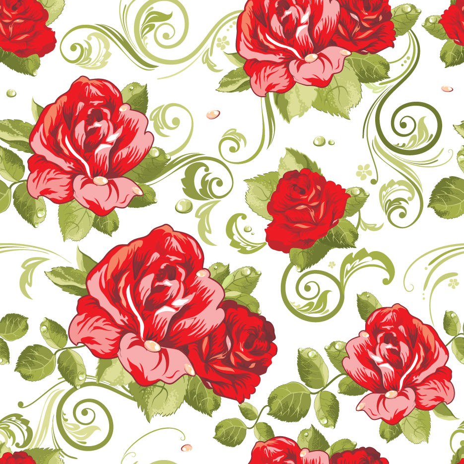 flowers background 02 vector