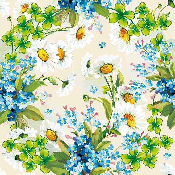 flowers background 04 vector