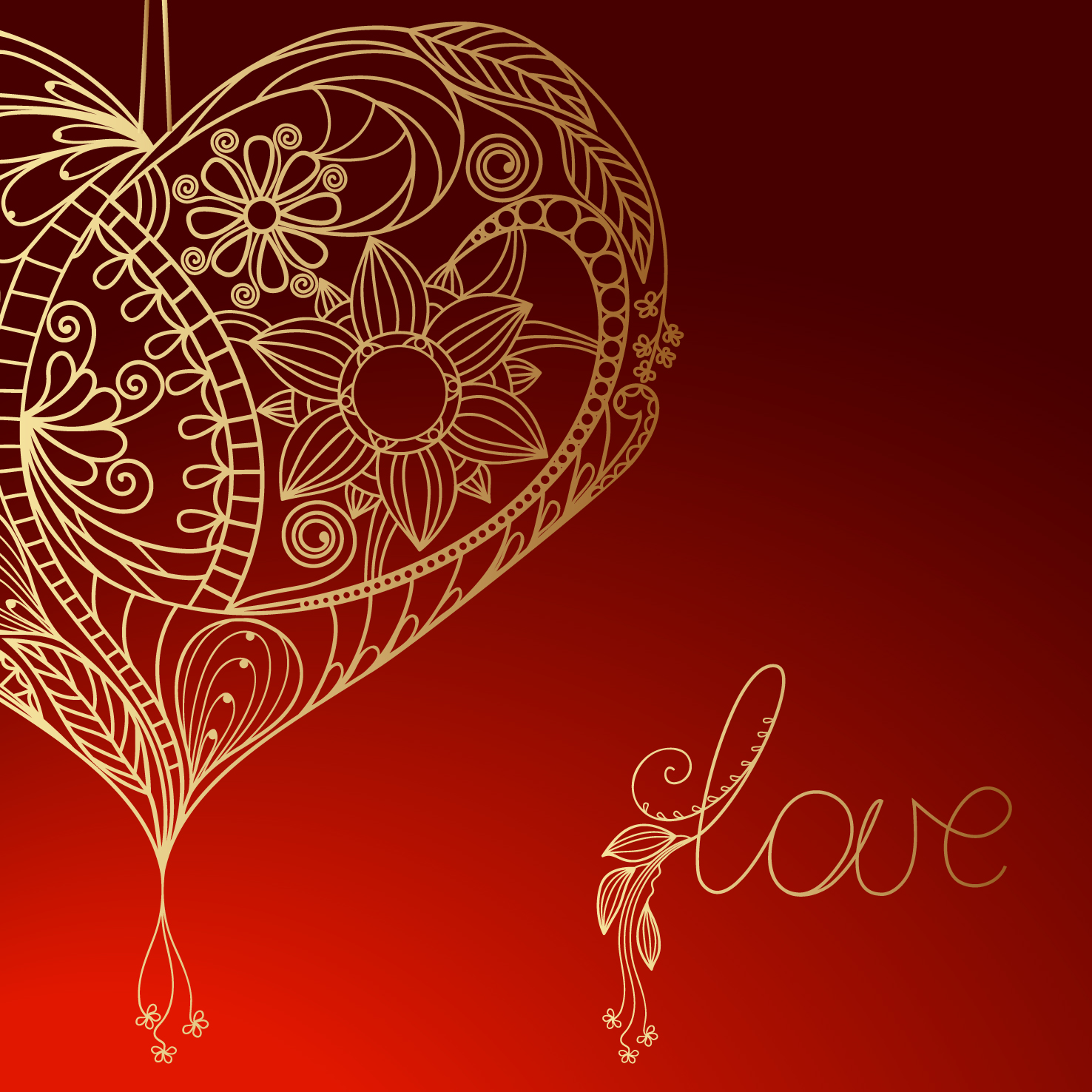 valentine39s day red background 04 vector