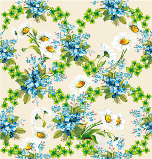 flowers background 03 vector