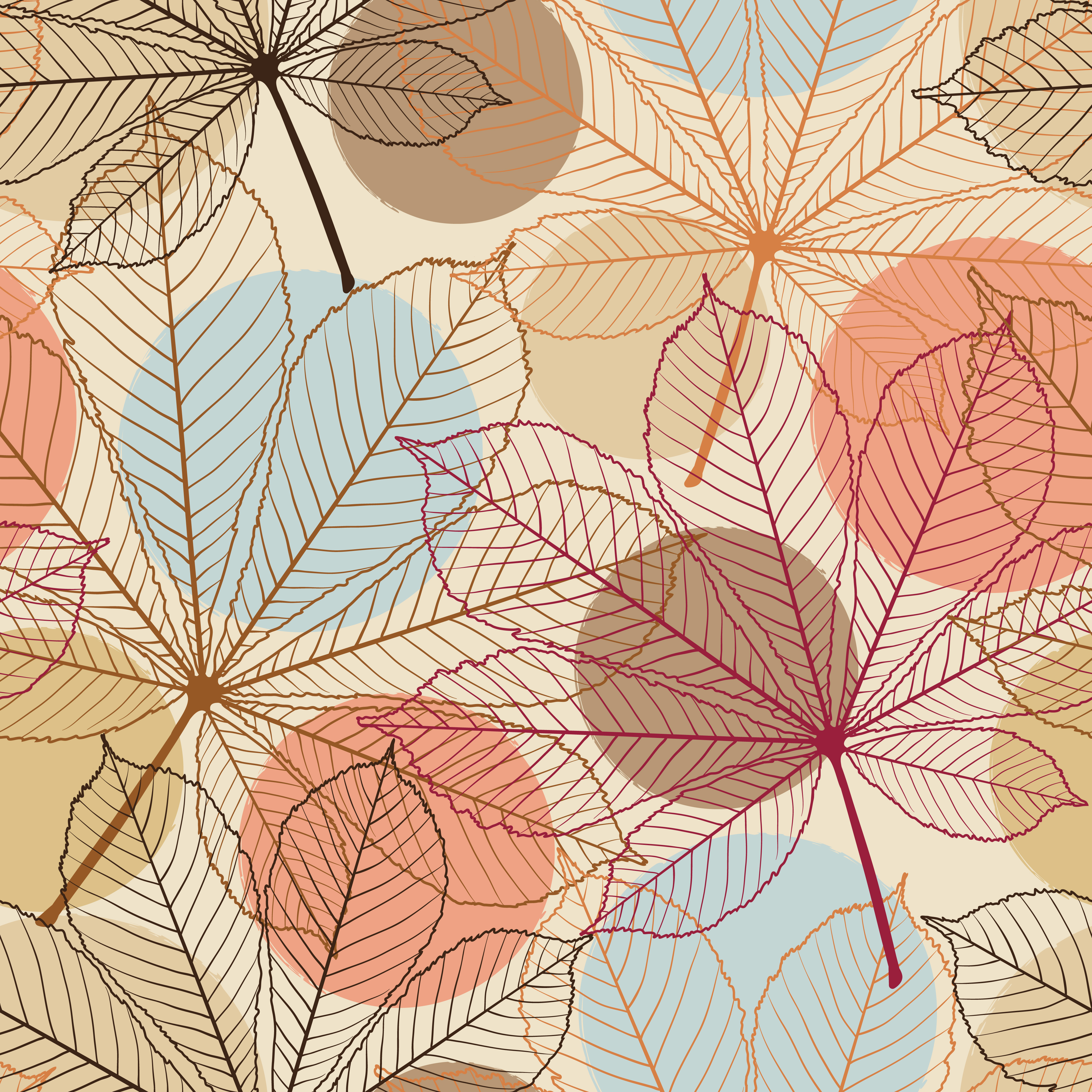 leaves background 02 vector