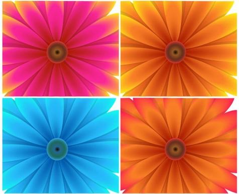 beautiful flowers background 01 vector