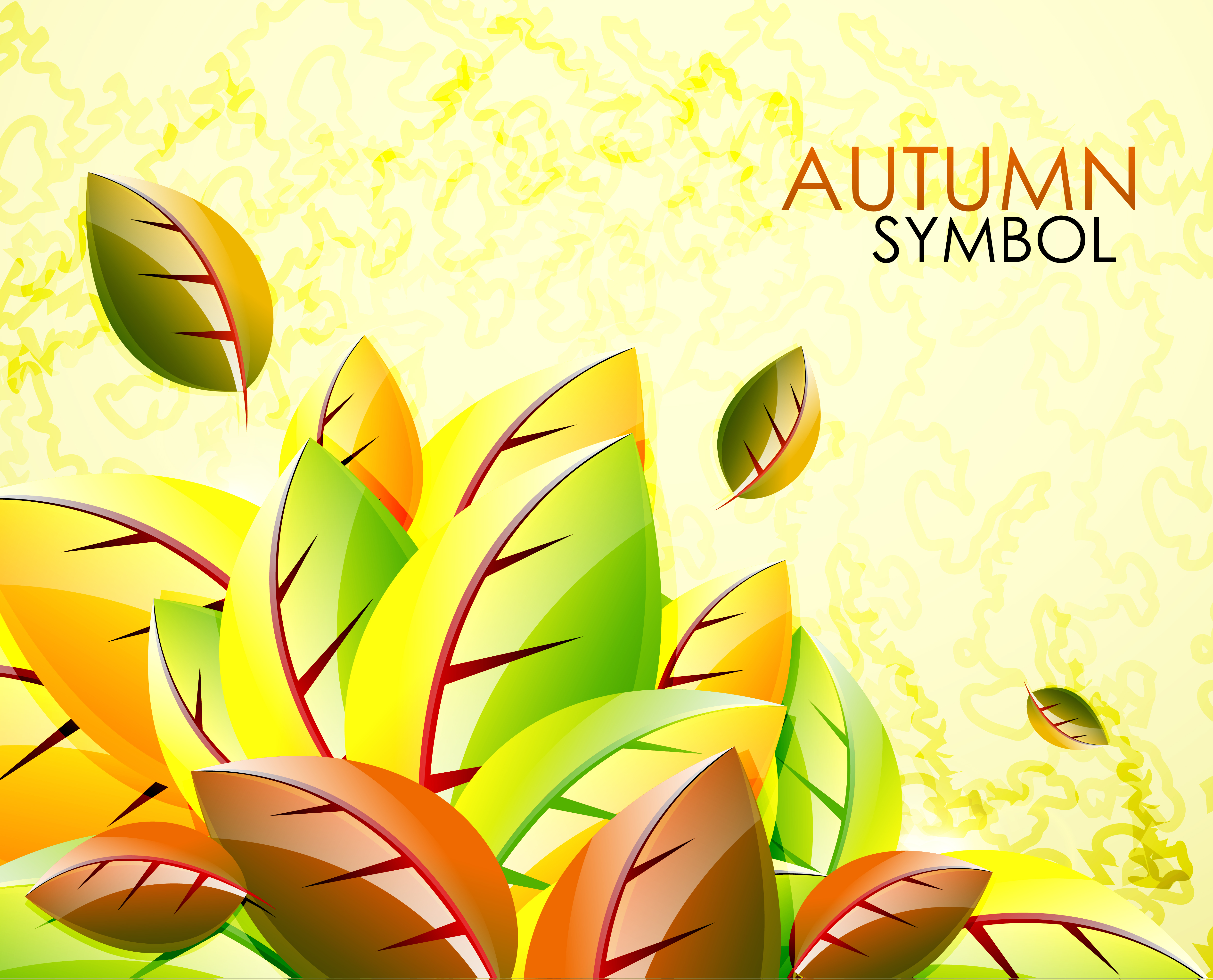 exquisite leaf background 03 vector