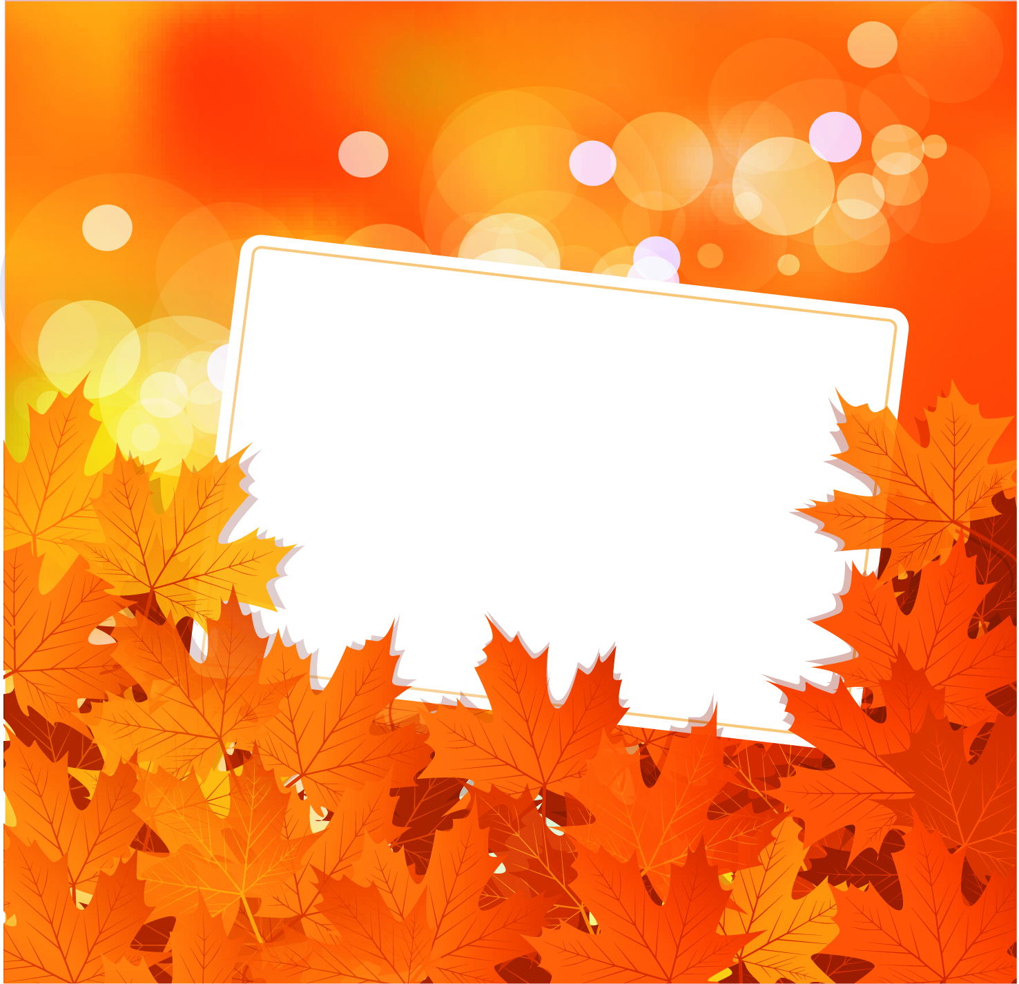 beautiful maple leaf background 02 vector