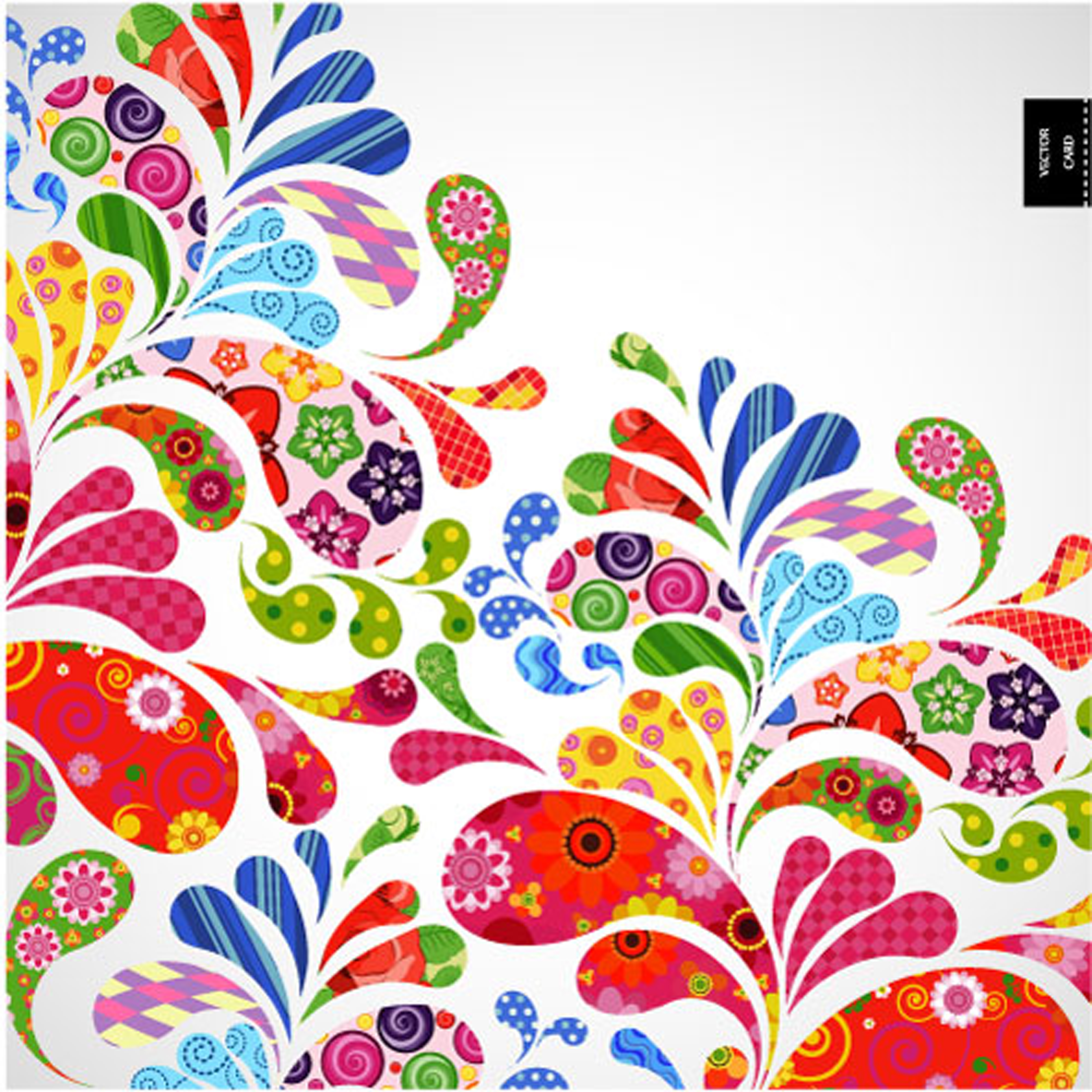 colorful pattern background 02 vector