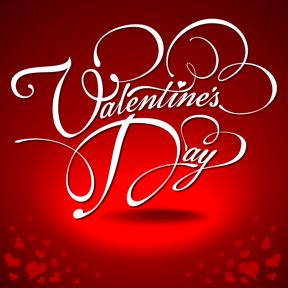 valentine wordart background 04 vector