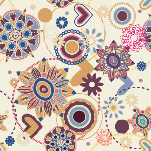 cartoon pattern pattern 04 vector