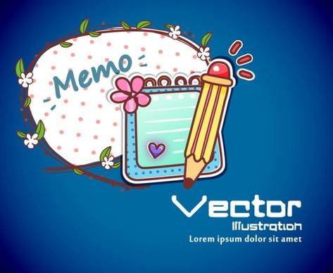 cartoon label background 01 vector