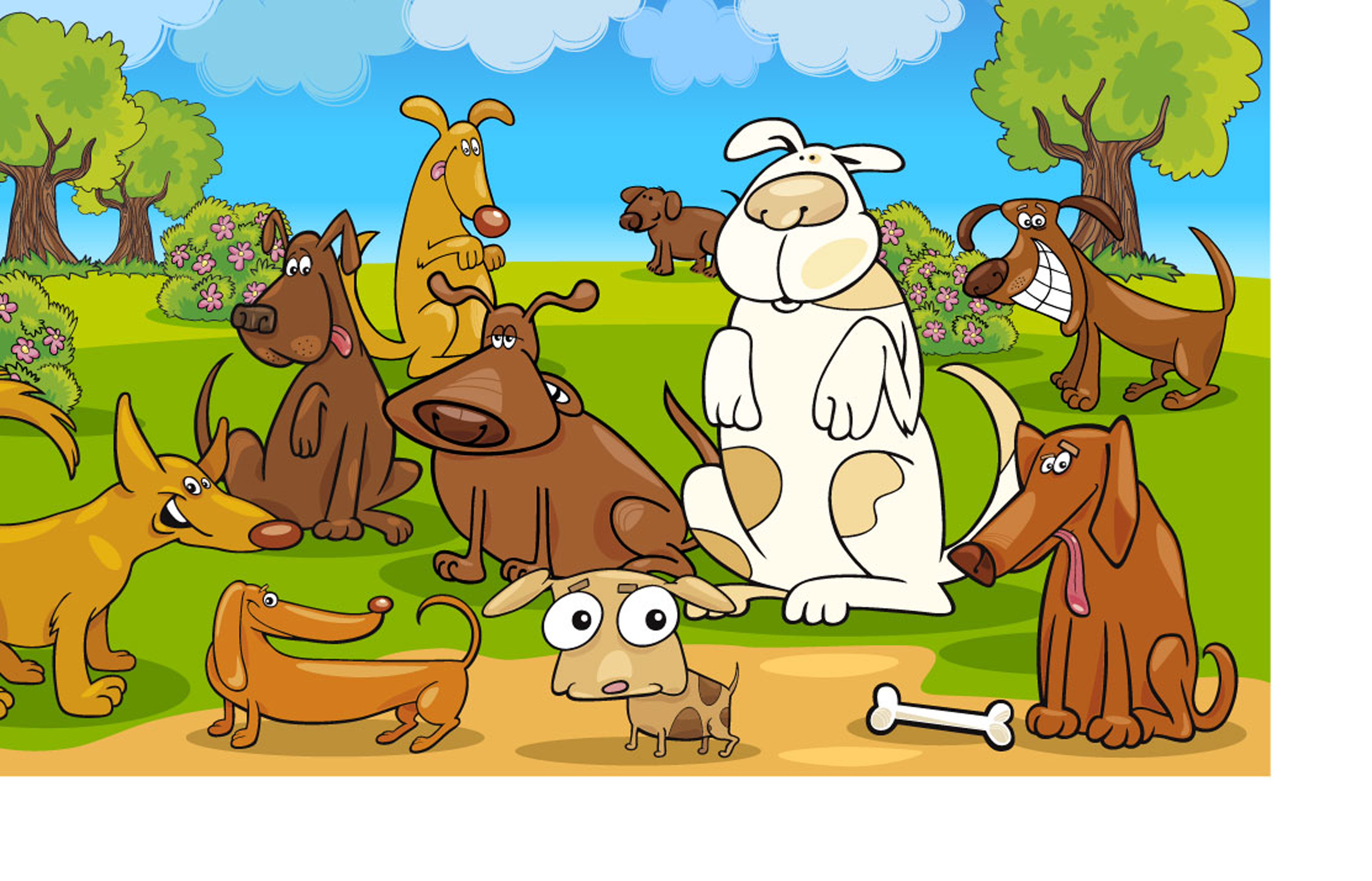 cartoon animals 01 vector