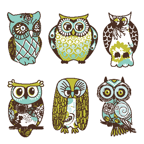 the cartoon owl illustrator vector