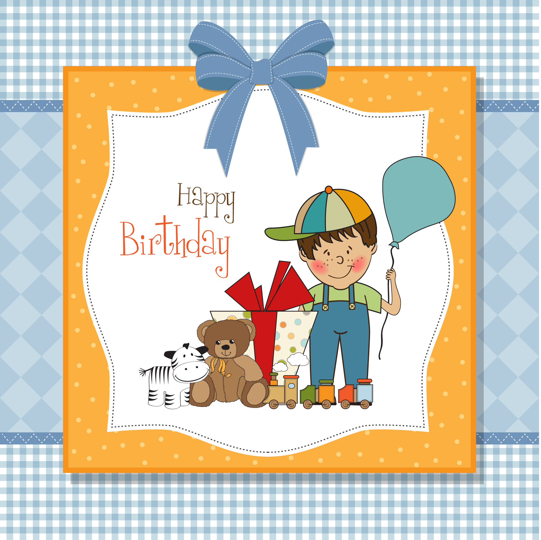 cute cartoon illustration 04 vector