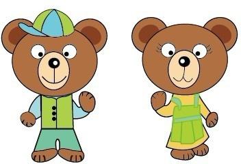 cute cartoon bear vector