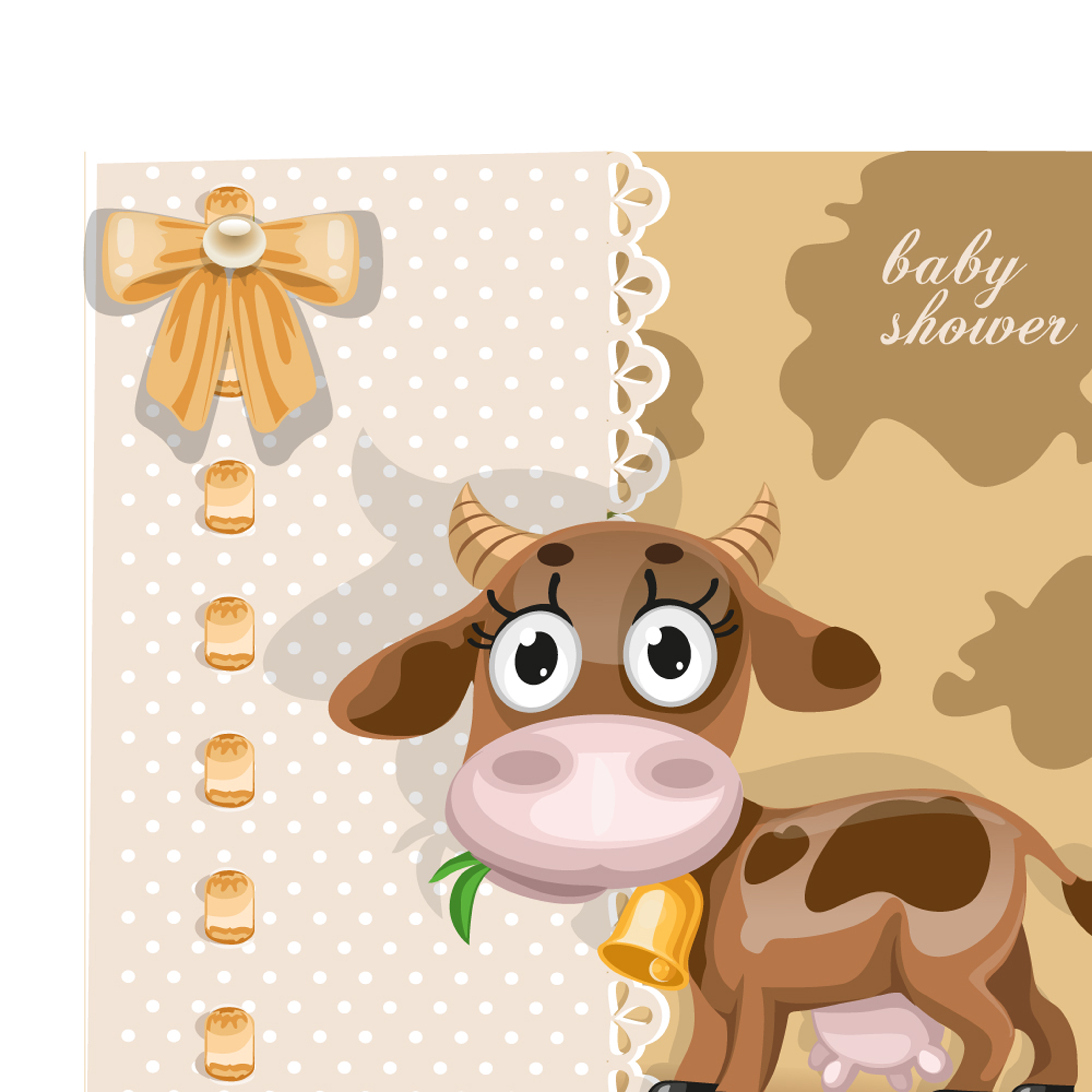 cartoon animal card 03 vector