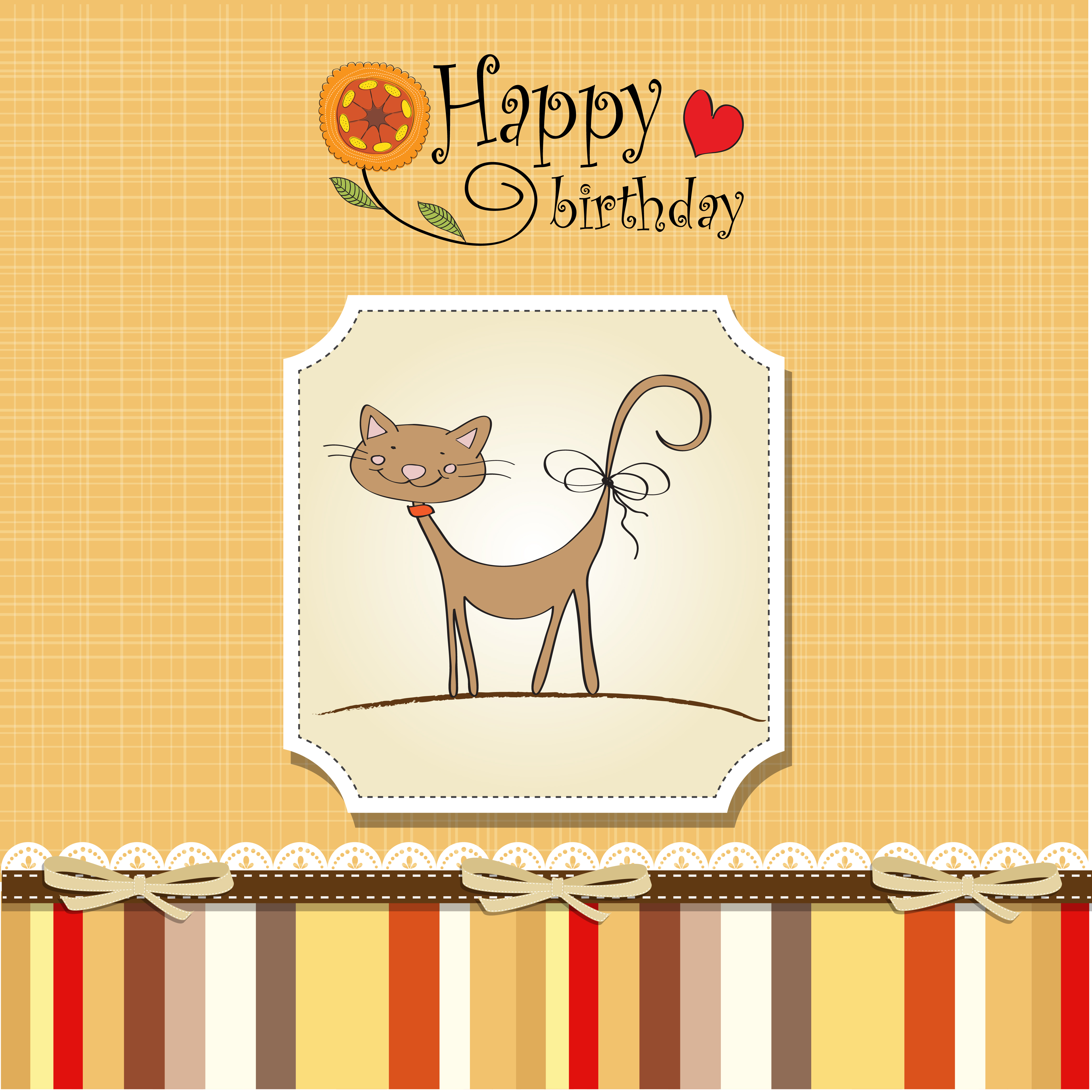 birthday card 03 vector