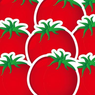 cartoon vegetables background 02 vector