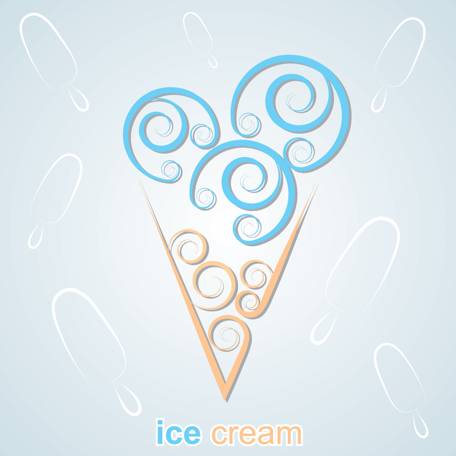 cartoon ice cream 03 vector