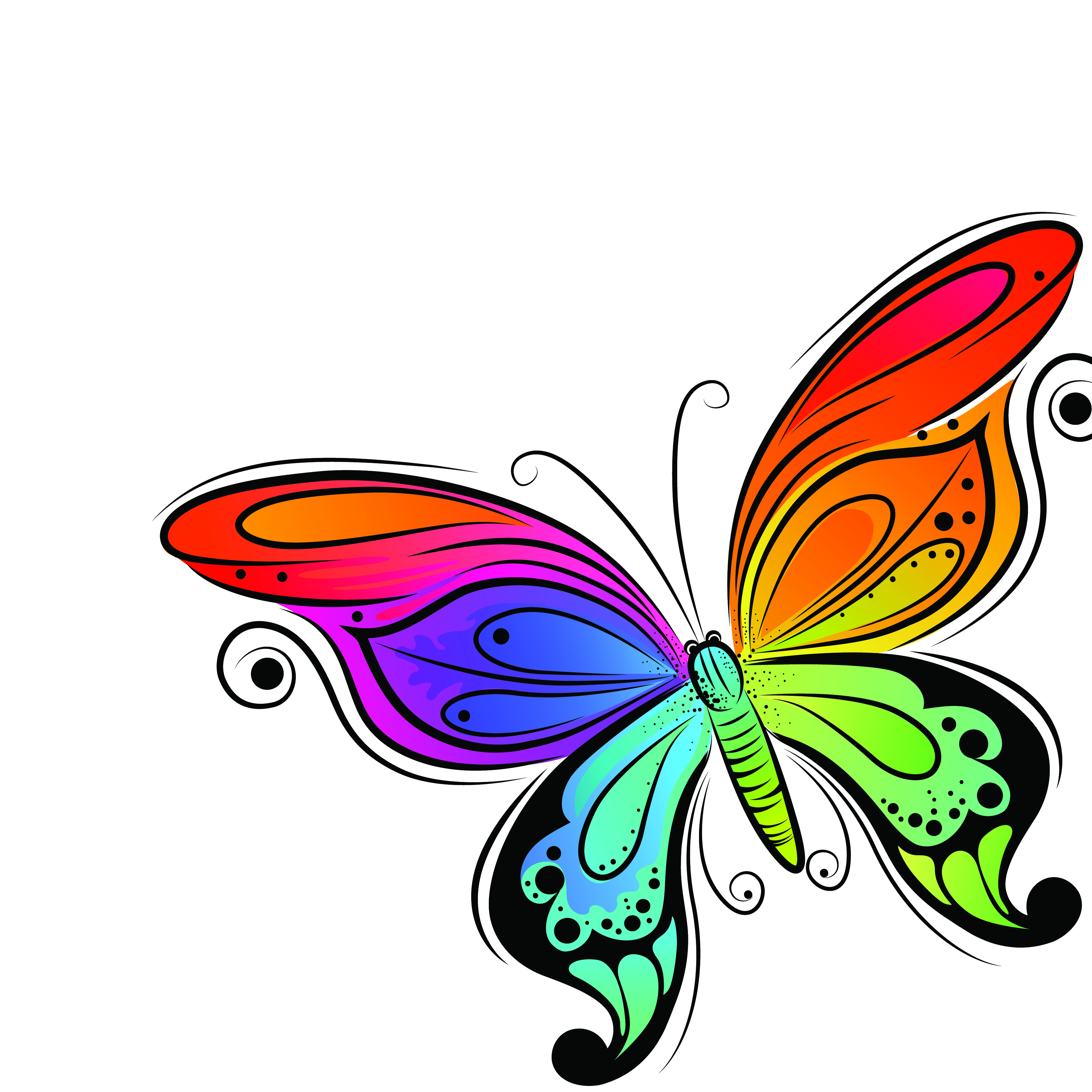 colorful handpainted illustrations 01 vector