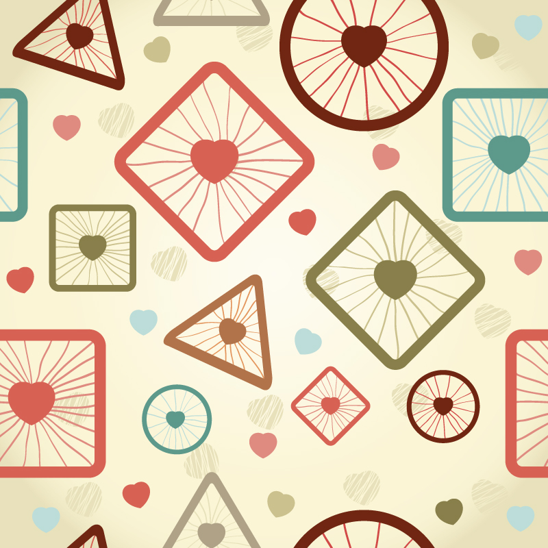 cartoon pattern background 03 vector