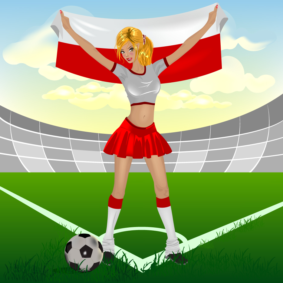 cartoon football elements 01 vector