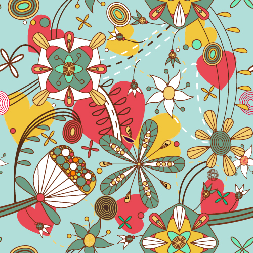 cartoon pattern pattern 02 vector