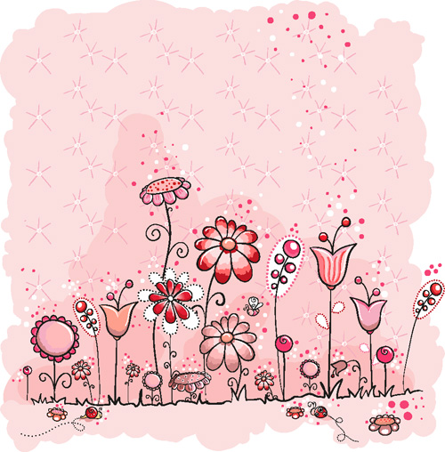 lovely illustrator 01 vector