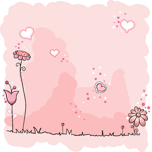 lovely illustrator 04 vector