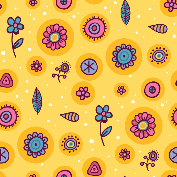 cartoon pattern background 05 vector