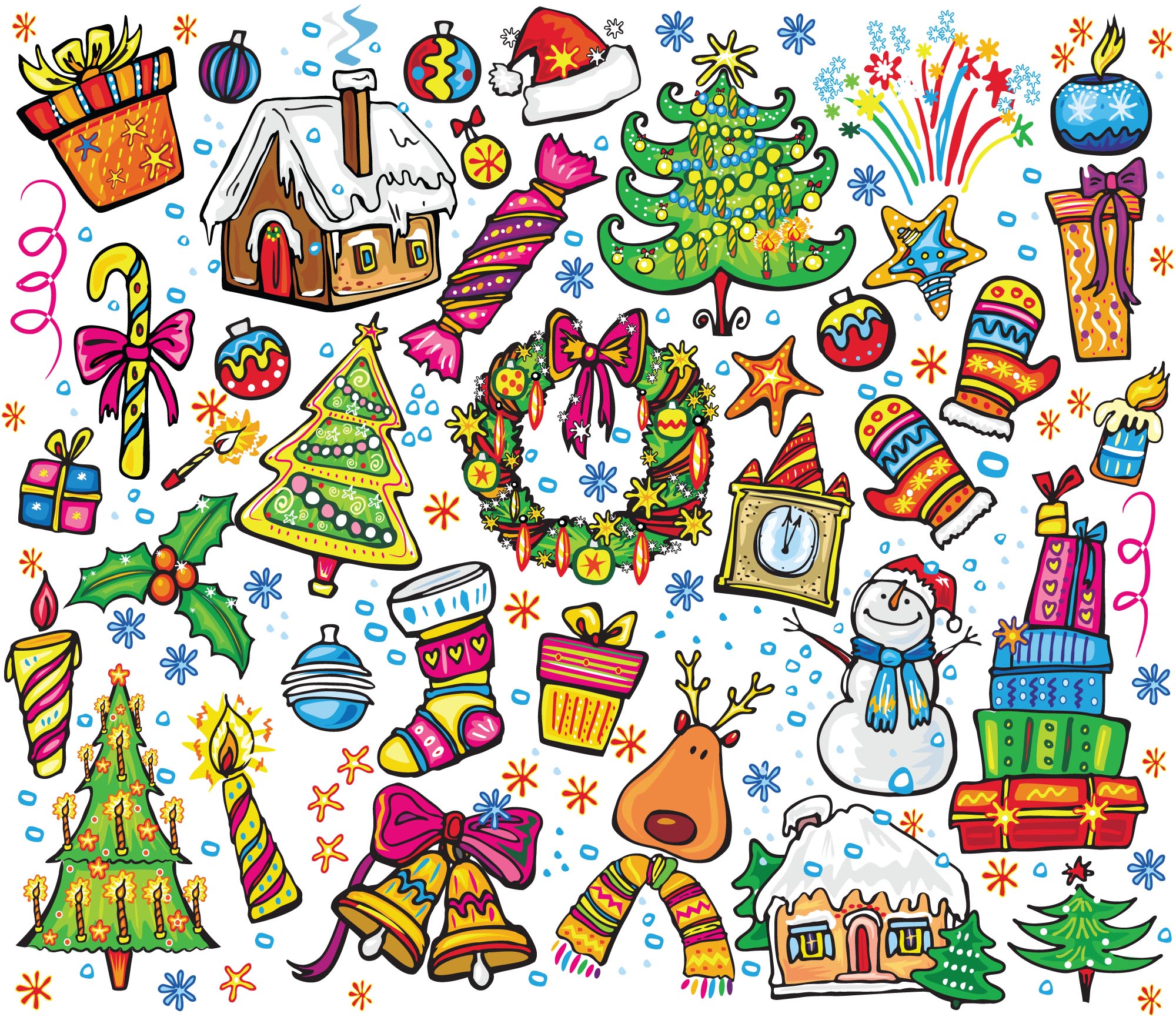 christmas illustration vector