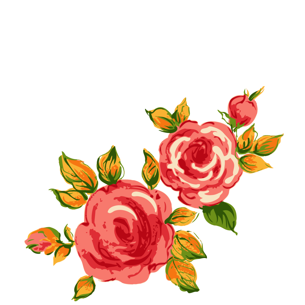 rose bouquet 02 vector