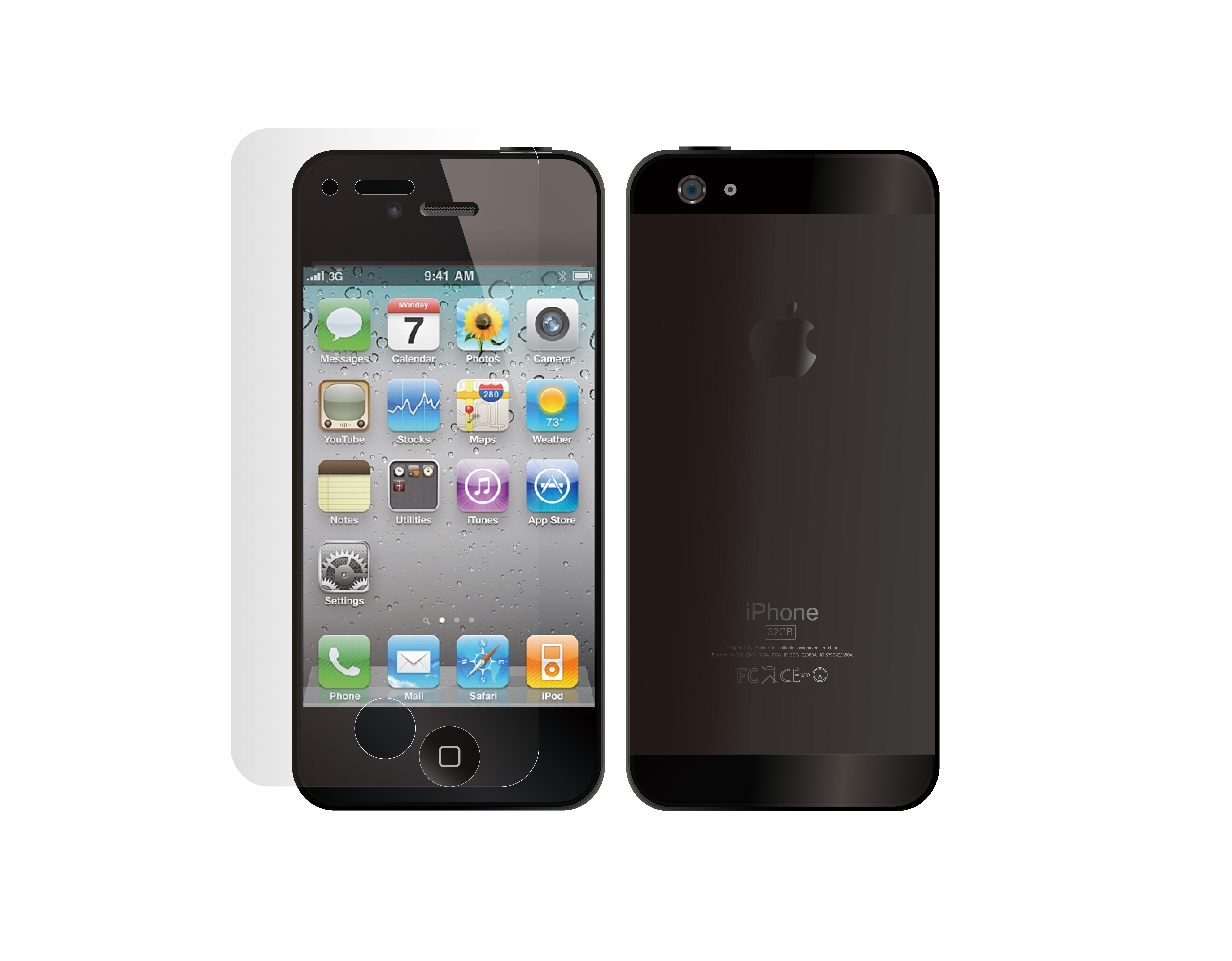 iphone5 phone vector