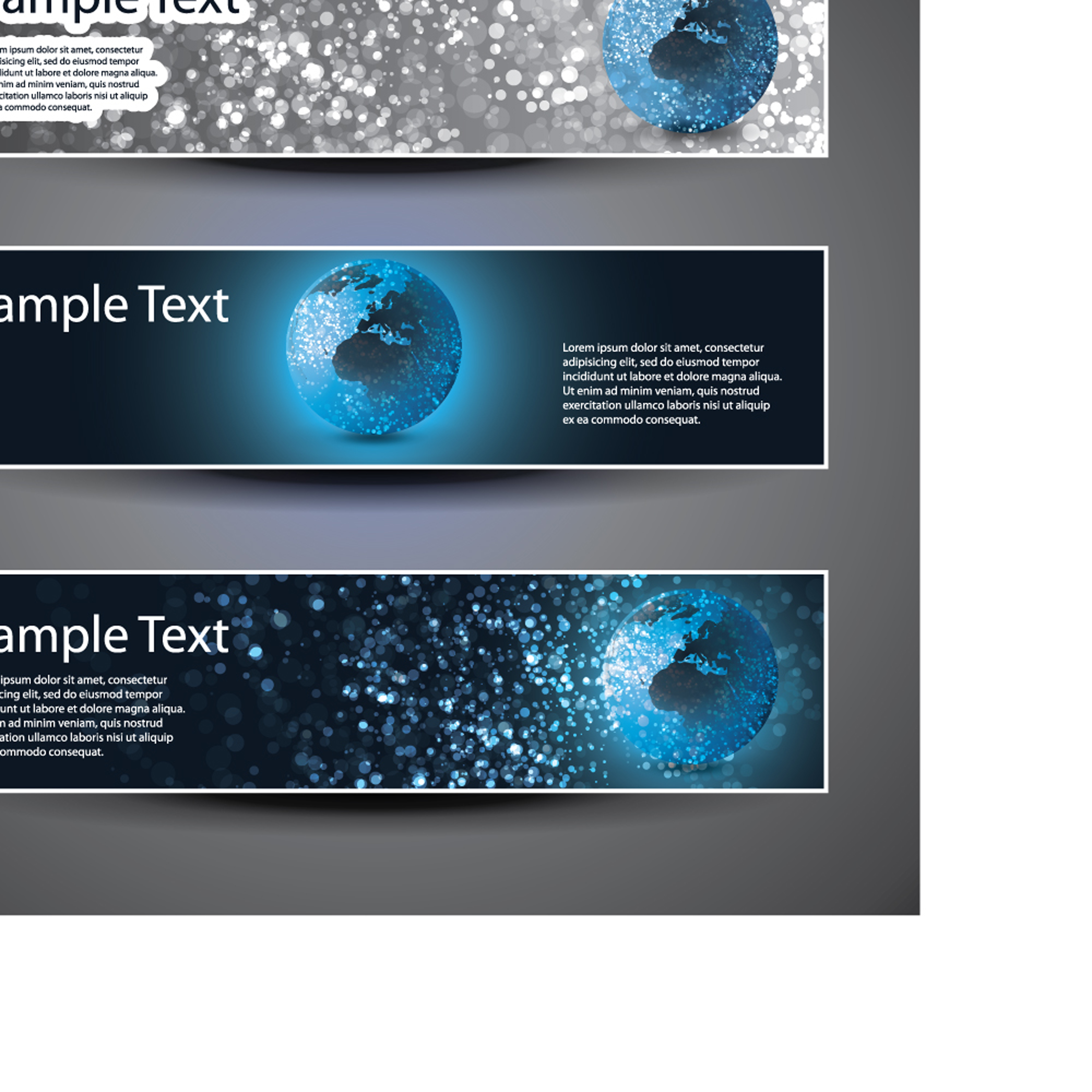 technology banner background 04 vector