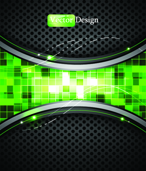 dynamic technology background 02 vector