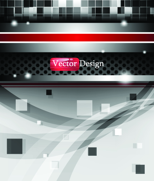 dynamic technology background 01 vector