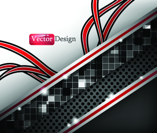 dynamic technology background 03 vector