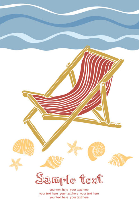 summer beach holidays vector 5