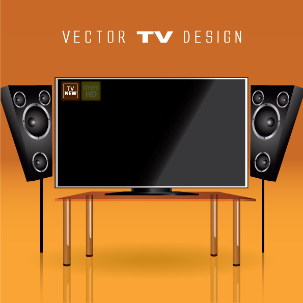 led tv 09 vector