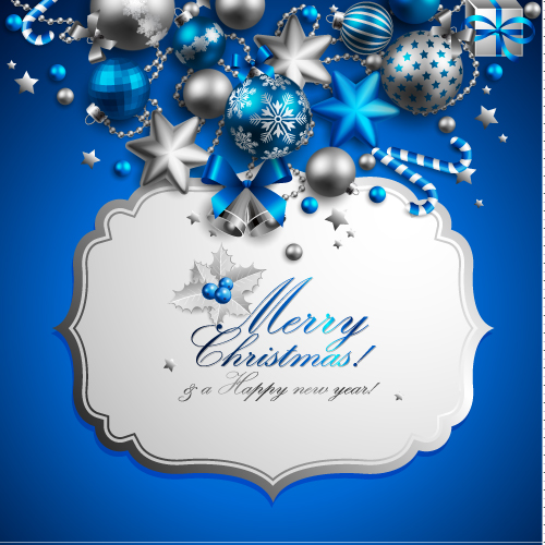 christmas elements background 02 vector