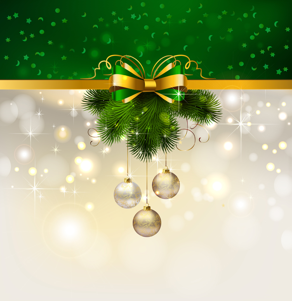 christmas decoration background 04 vector