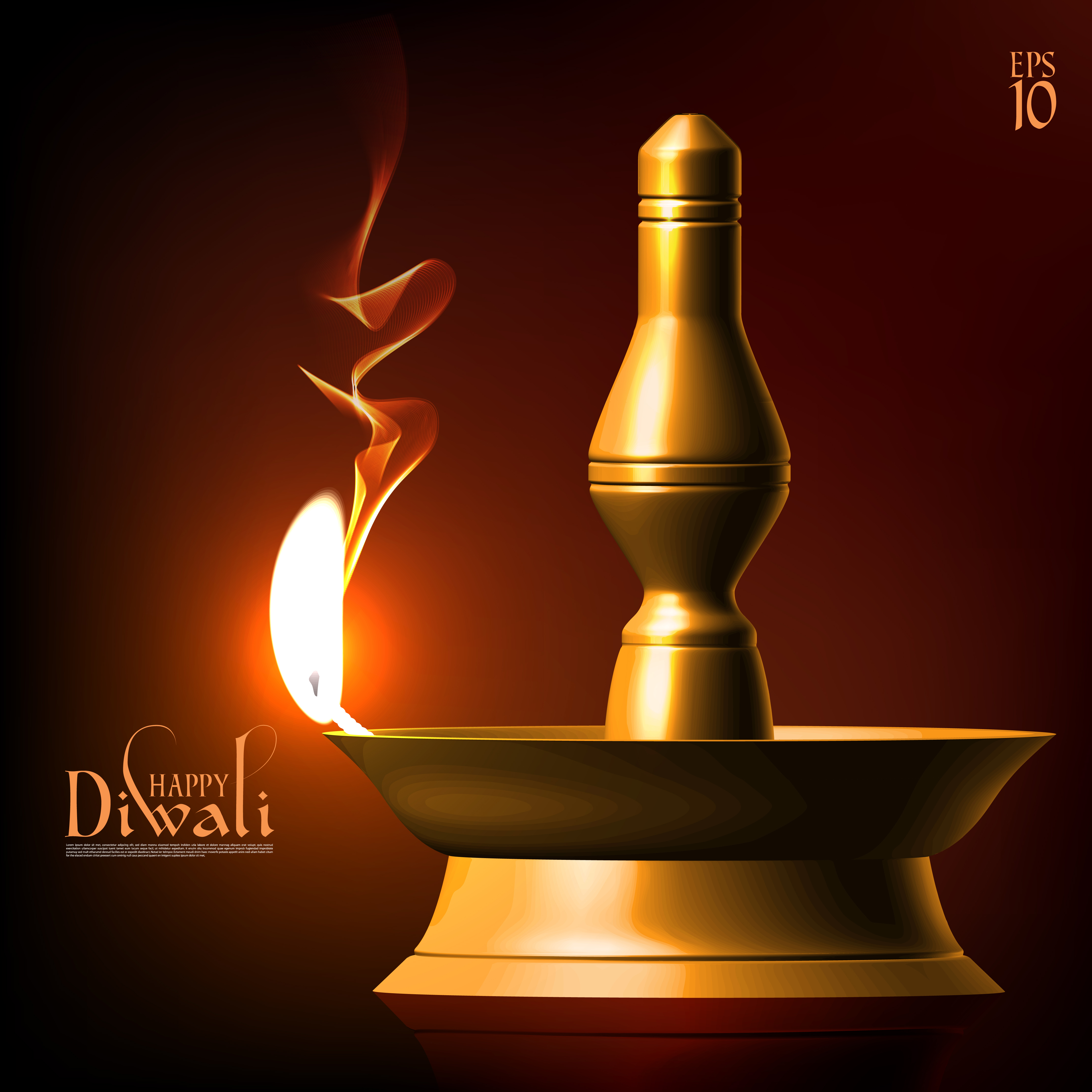 exquisite diwali background 09 vector