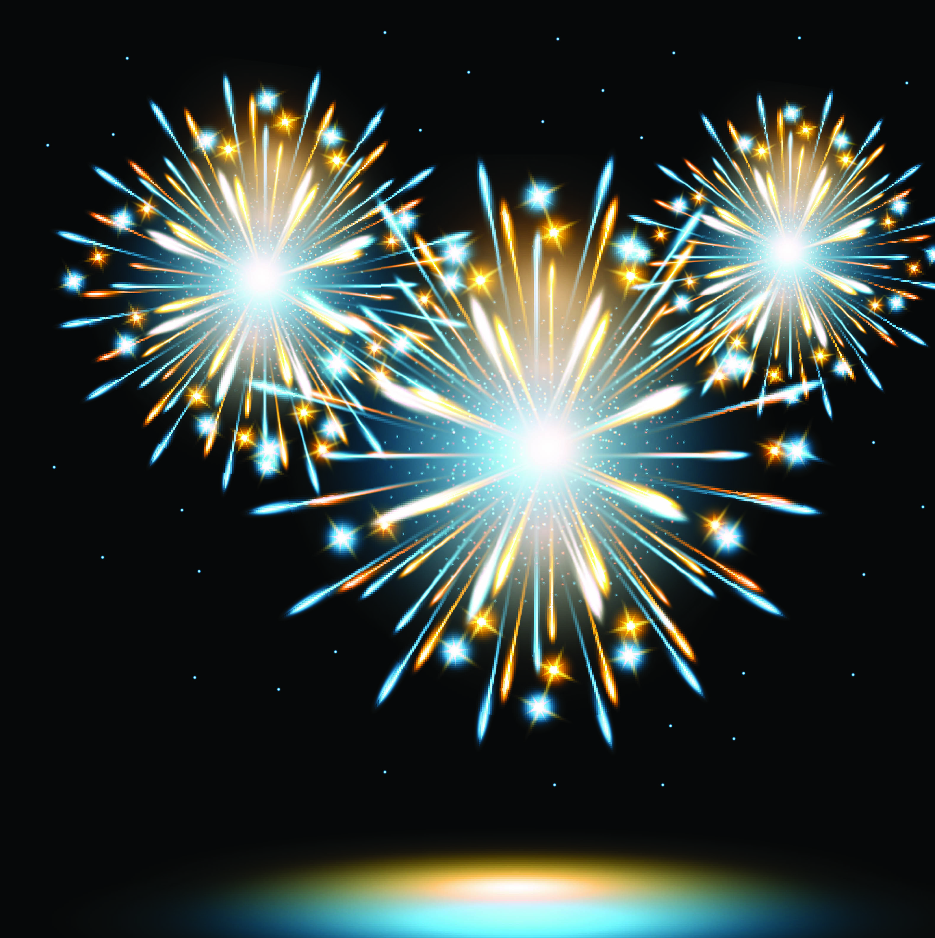 the fireworks effect 02 vector